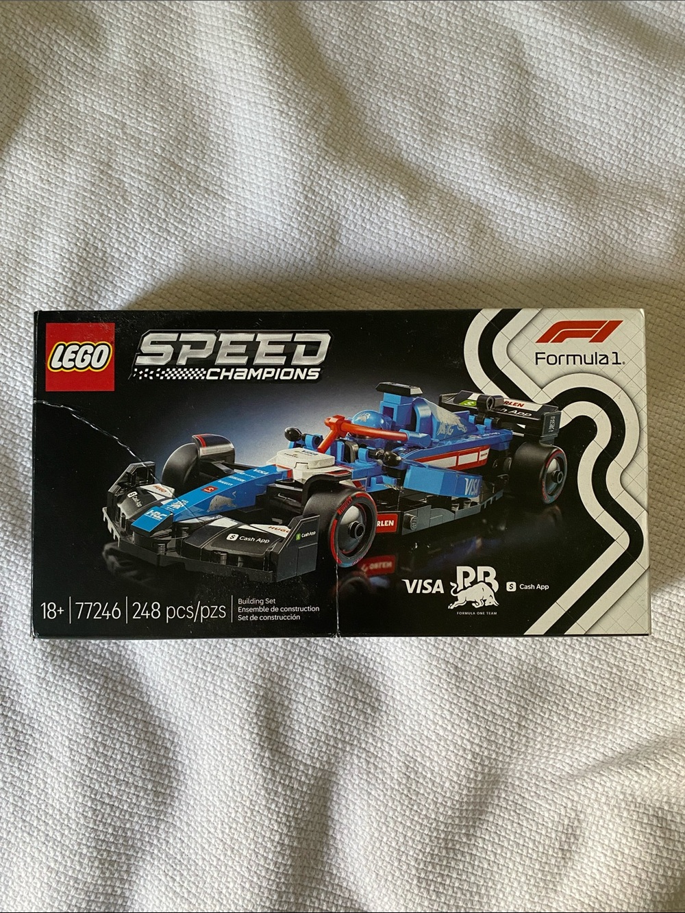 LEGO Speed Champions Visa Cash App RB VCARB 01 F1 Race Car Model Kit 77246